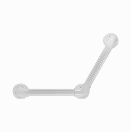 Curved Angle Grab Bar - PVC